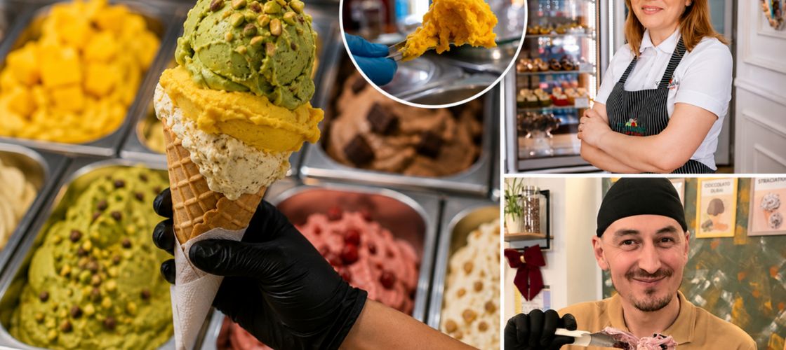Românii plătesc mai mult pentru înghețata artizanală și caută tot mai des variante „fără zahăr”. Mango și fisticul, cele mai căutate arome / Gelatier: „Aleg să cumpere mai puțin, însă preferă produse premium” / Nutriționist: „Răsfățul și alimentația echilibrată pot coexista”