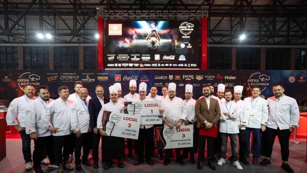 Cei mai talentați chefi din România, premiați la cea de-a XIV-a ediție a competiției Arena Bucătarilor