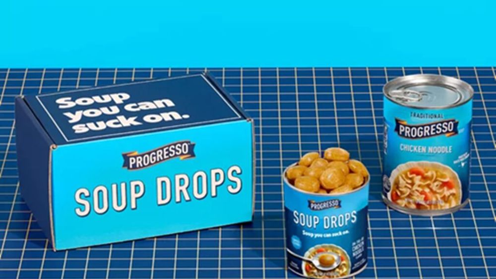 O companie americană introduce o nouă modalitate de a savura supa, perfectă pentru acest sezon: bomboane de supă / Da, poți suge o bomboană sărată cu gust de supă, dacă nu ai chef să o mănânci cu lingura din bol