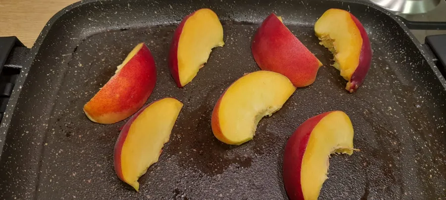 piersici la gratar, retete, retetele Juanitei