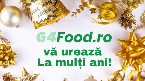 Echipa G4Food vă urează un an nou fericit! La mulți ani!