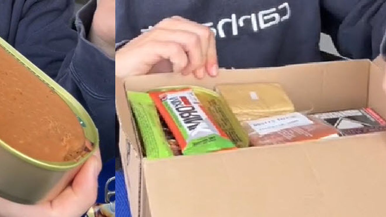 Meniul militarilor francezi probat de un TikToker spaniol și comentat cu urmăritorii săi/ „Nu miroase prea bine”/ „Croissant nu au?”