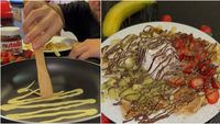 „Crepaguetis”- rețeta de clătite spaghete, o variantă rapidă și versatilă a acestui desert clasic