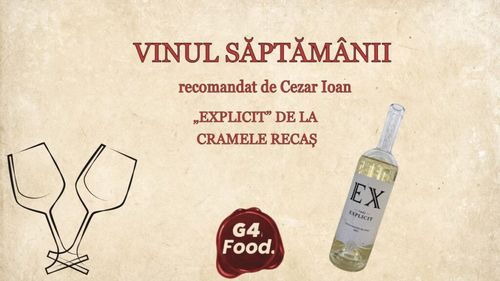 VIDEO | Vinul săptămânii: „Explicit” de la Cramele Recaș / Un chardonnay vegetal, tonic și un finish ușor amărui