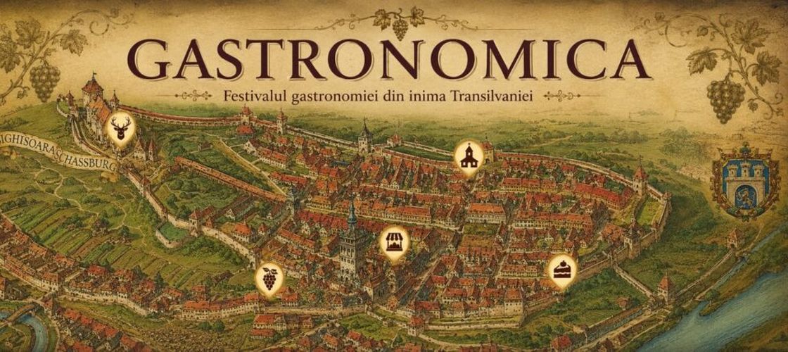 Gastronomica Sighişoara, festivalul care transformă Cetatea într-un circuit culinar. 18 preparate, opt restaurante și trei zile de „slow travel”