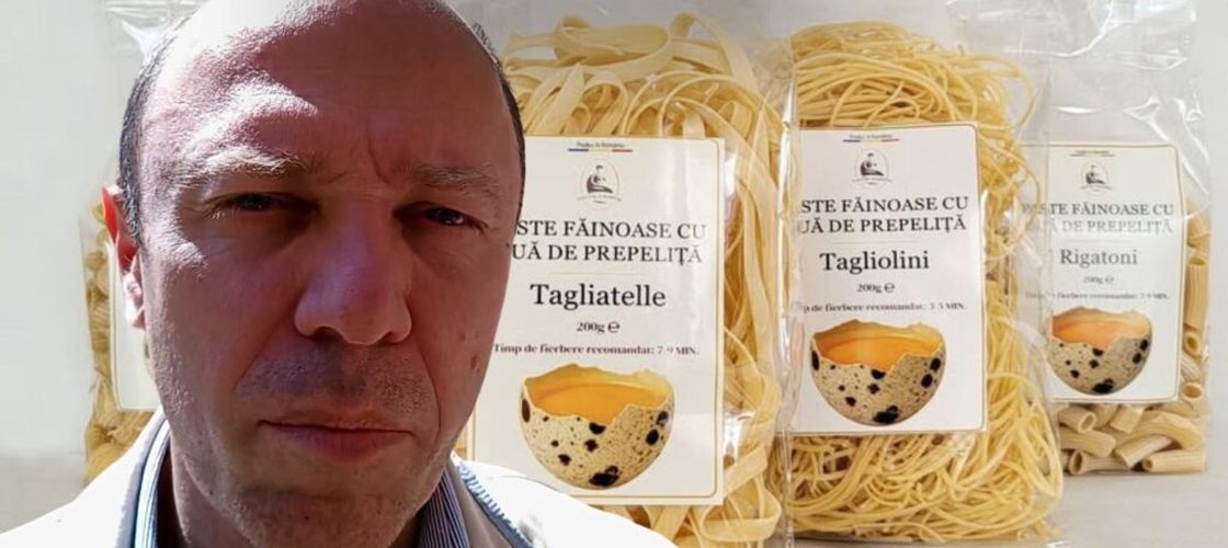 Antonie Vadim a găsit soluția pentru surplusul de ouă de prepeliță, pastele: „Fiecare 100g de paste uscate conțin circa 4 ouă de prepeliță sub formă uscată”