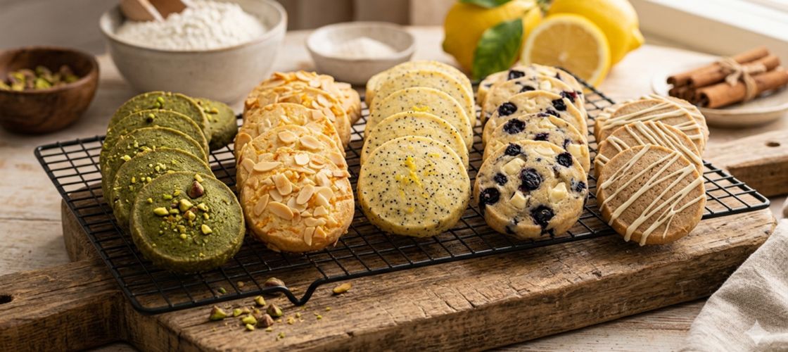 5 tipuri de biscuiți preparați din același aluat și cu umpluturi diferite/ Coci o singură dată, dar ai gustări variate