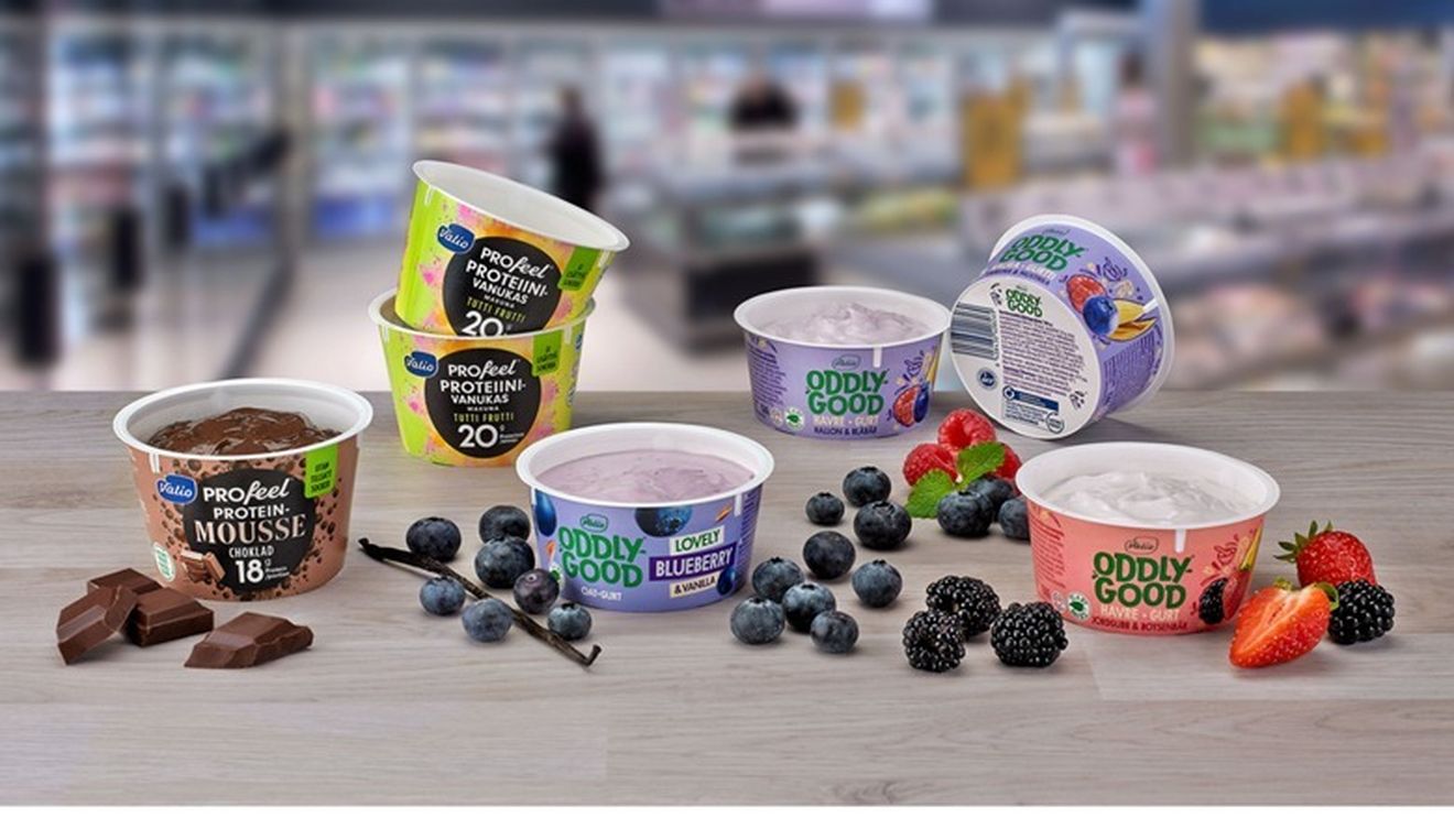 Ambalaje alimentare innovative din carton, doar cu structură de plastic, dezvoltate de colosul american Berry Global pentru firma finlandeză de lactate Valio