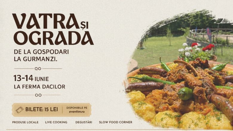 Dealu Mare devine gazda unui festival al gusturilor locale. Producători, chefi și artizani se întâlnesc la „Vatră și Ogradă”