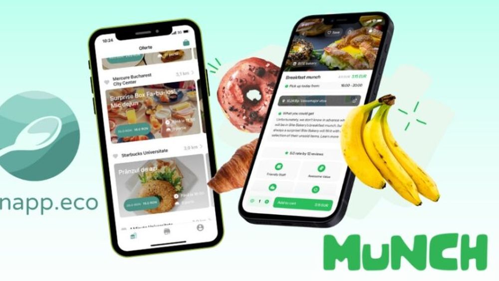 Fuziune pe piața aplicațiilor anti-risipă alimentară: Startup-ul românesc Bonapp își combină operațiunile cu Munch, liderul industriei în Europa Centrală și de Est