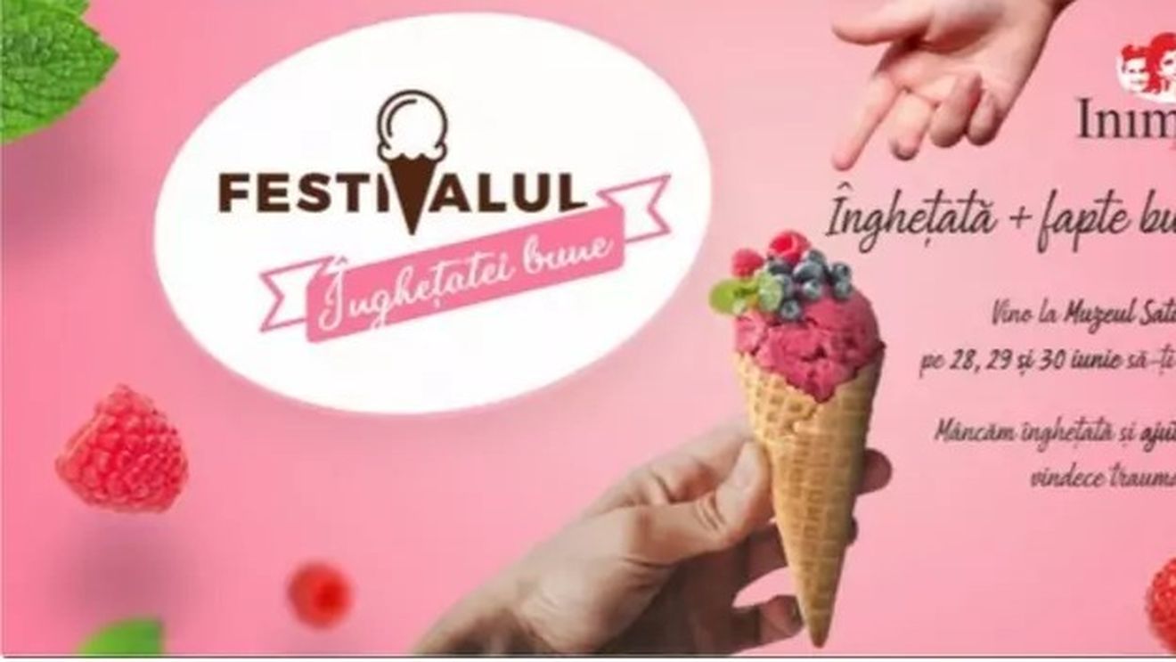 Festivalul Înghețatei bune programat la sfârșitul săptămânii la Timișoara ajută copiii traumatizați