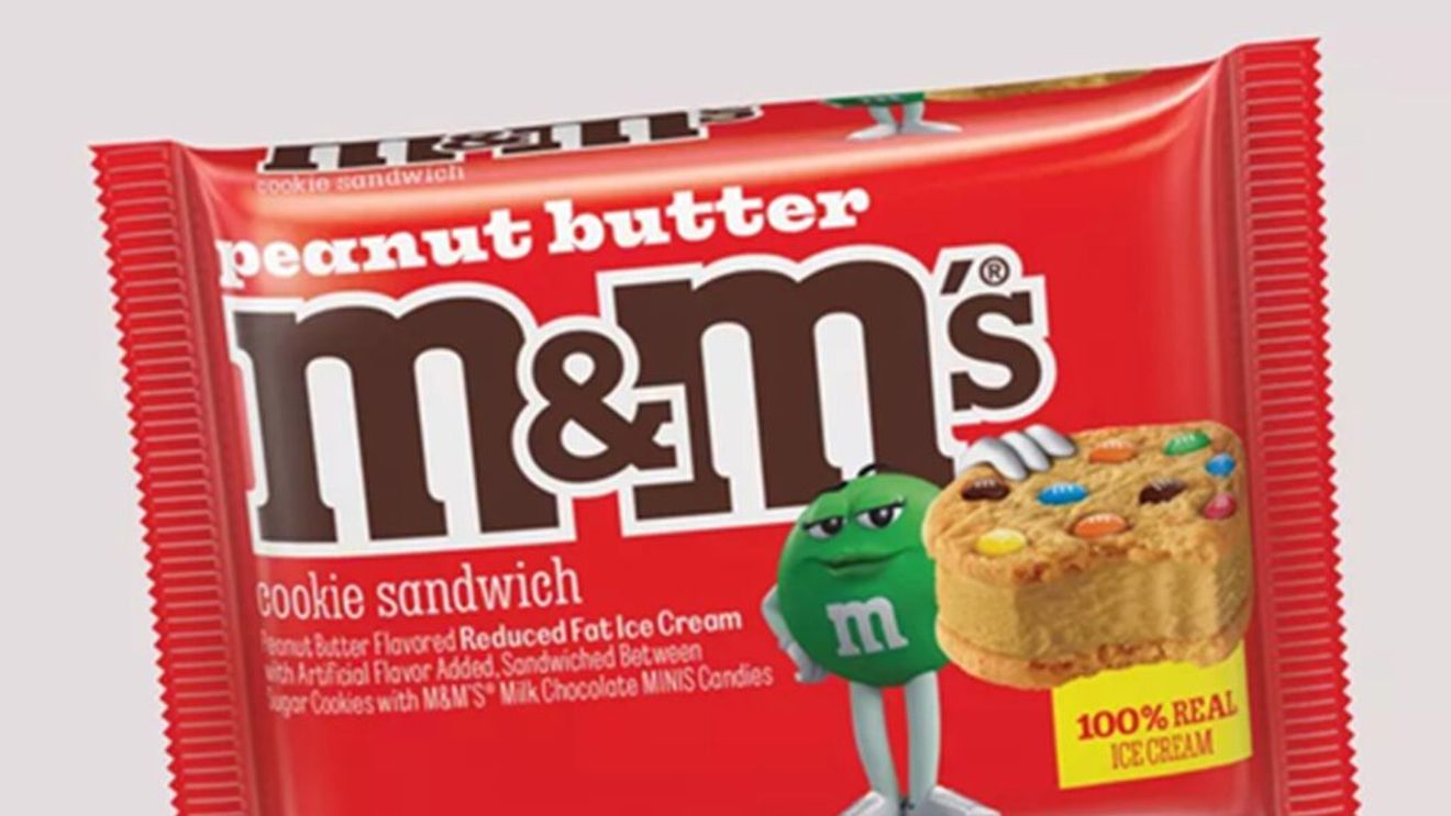 M&M’s Adaugă un nou sortiment în linia sa de sandvișuri de înghețată / Untul de arahide este noua atracție
