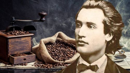 Pentru Mihai Eminescu, cafeaua era mai importantă decât mâncarea / „Cafeaua de Mocca” era cea mai scumpă cafea în acea perioadă, iar Eminescu ținea s-o „gătească el însuși”.