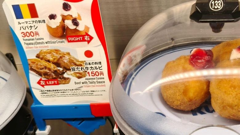 Unul dintre cele mai importante lanțuri de sushi din Japonia a introdus papanașii românești în meniu