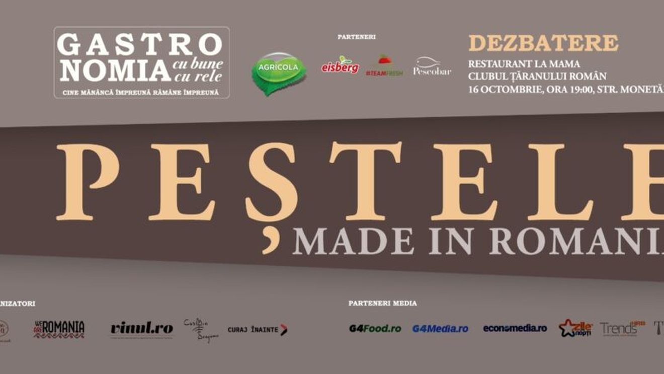 Peștele românesc pierde bătălia cu cel din import, o nouă dezbatere din seria „Gastronomia cu bune, cu rele”