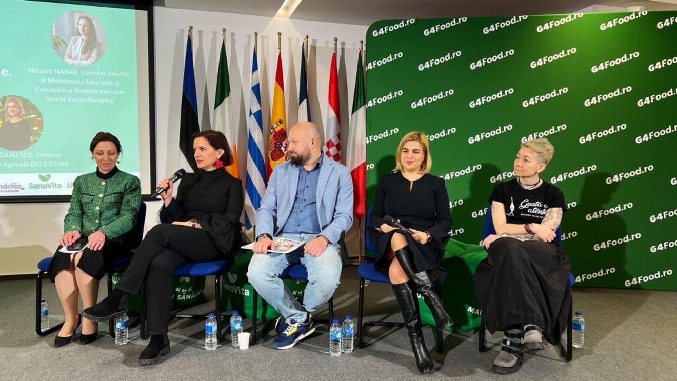 VIDEO | Conferința „Un an de G4Food”: Soluții pentru o alimentație sănătoasă în rândul elevilor și al tinerilor: „Trebuie să vedem ce se întâmplă în realitate acolo unde avem programe pe hârtie”