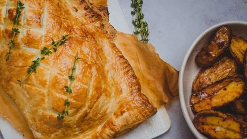 Wellington vegan cu ciuperci și spanac/ O variantă a celebrului mușchi de vită - simplă, vegetariană, bună și pentru post