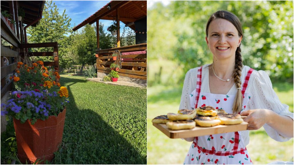 INTERVIU | Cum a creat o fostă corporatistă o mică afacere sezonieră la țară/ Raluca Cocoș (PGL „La Cocoș în deal”): Îmi place pentru că pot găti după inspirație, pot schimba meniul în funcție de sezon și disponibilitatea produselor (Video)