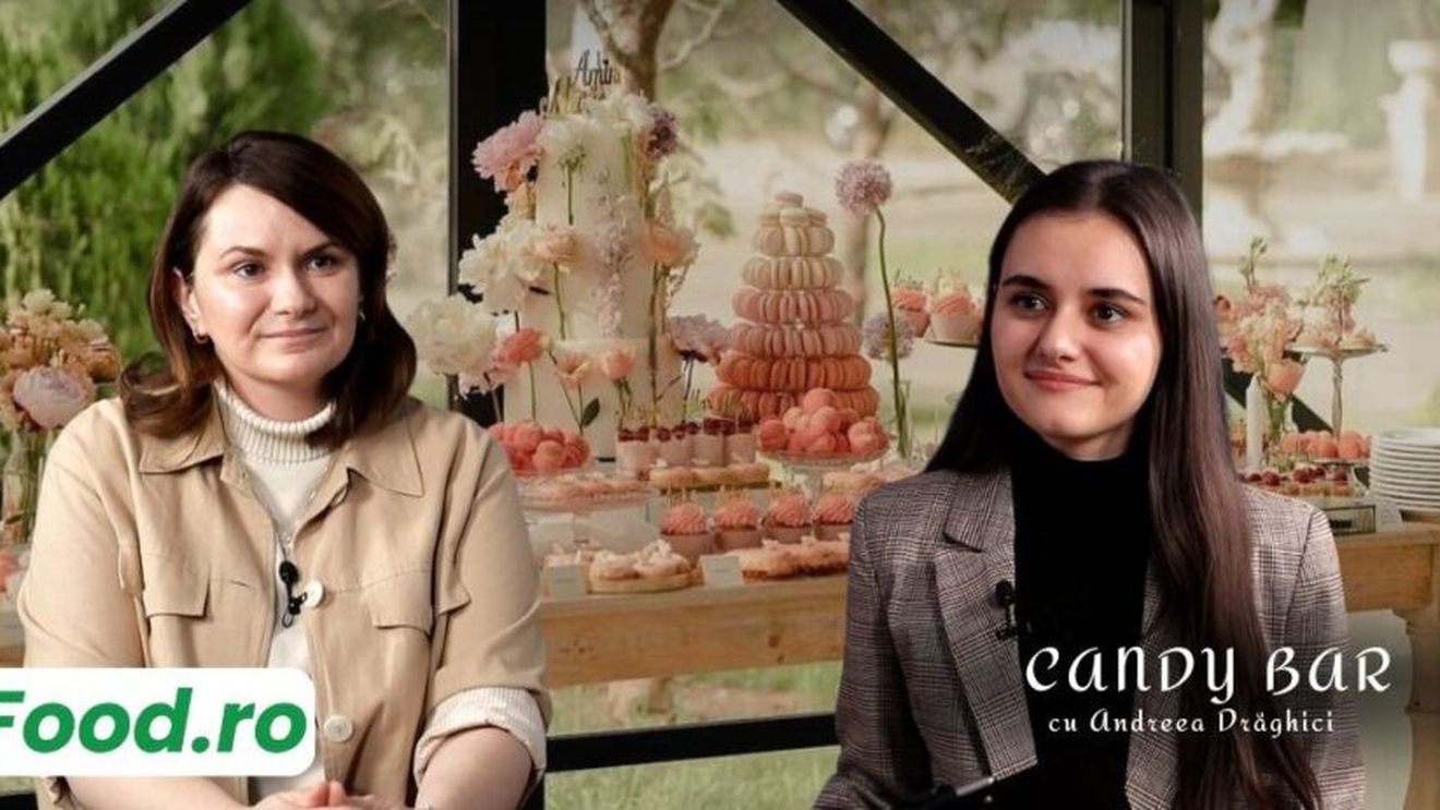 (VIDEO) „Candy Bar” cu Andreea Drăghici | Ana Consulea, chef cofetar si fondator al Zelateria: Cel mai scump ingredient pe care îl adăugăm în prăjituri este vanilia, dar nici cu ciocolata nu mi-e rușine / Foița de aur aduce un „touch” de eleganță (VIDEO)