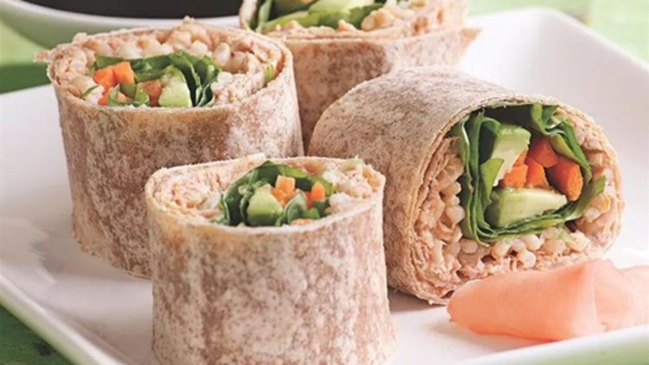 Wrap cu ton picant / Îmbină savoarea sushi-ului cu simplitatea unui prânz rapid și sănătos / Ideal pentru zile aglomerate, cu un aport bun de proteine și fibre