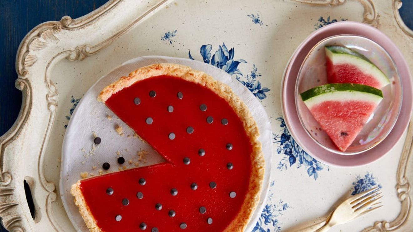 Tartă italiană cu pepene roșu, „regina” deserturilor din această vară