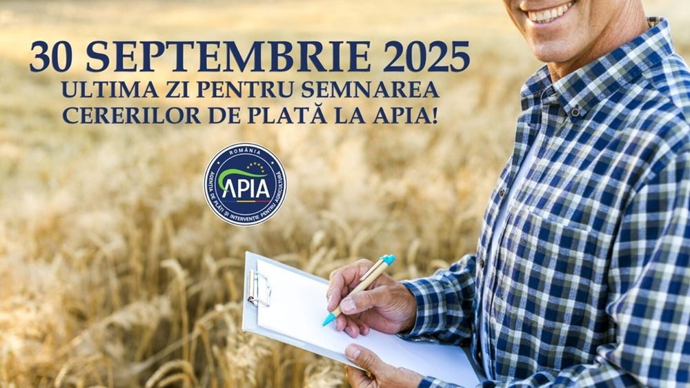 APIA a finalizat controalele aferente Campaniei 2025 / Plăţile în avans încep din 16 octombrie