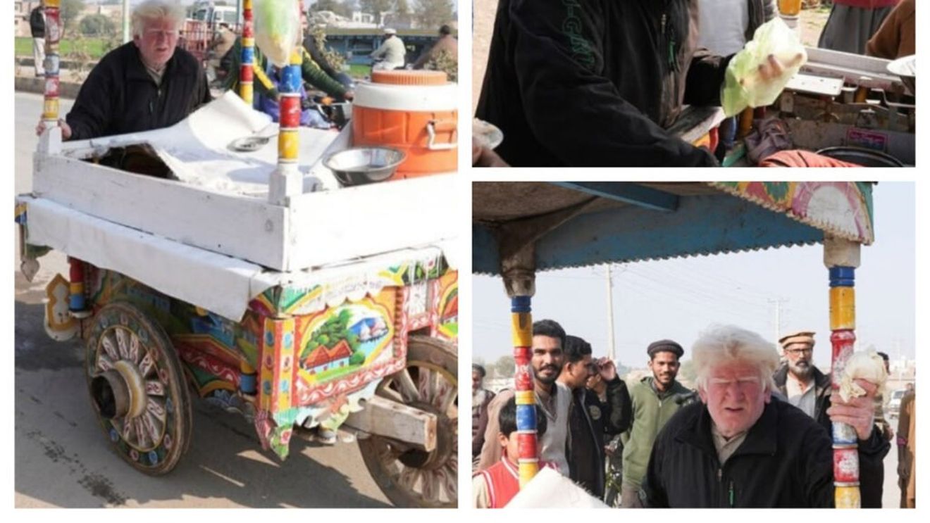VIDEO „Donald Trump-ul din Pakistan”. Un vânzător ambulant, despre care localnicii spun că seamănă izbitor cu președintele ales al Americii, cântă și vinde budincă într-o piață din Punjab