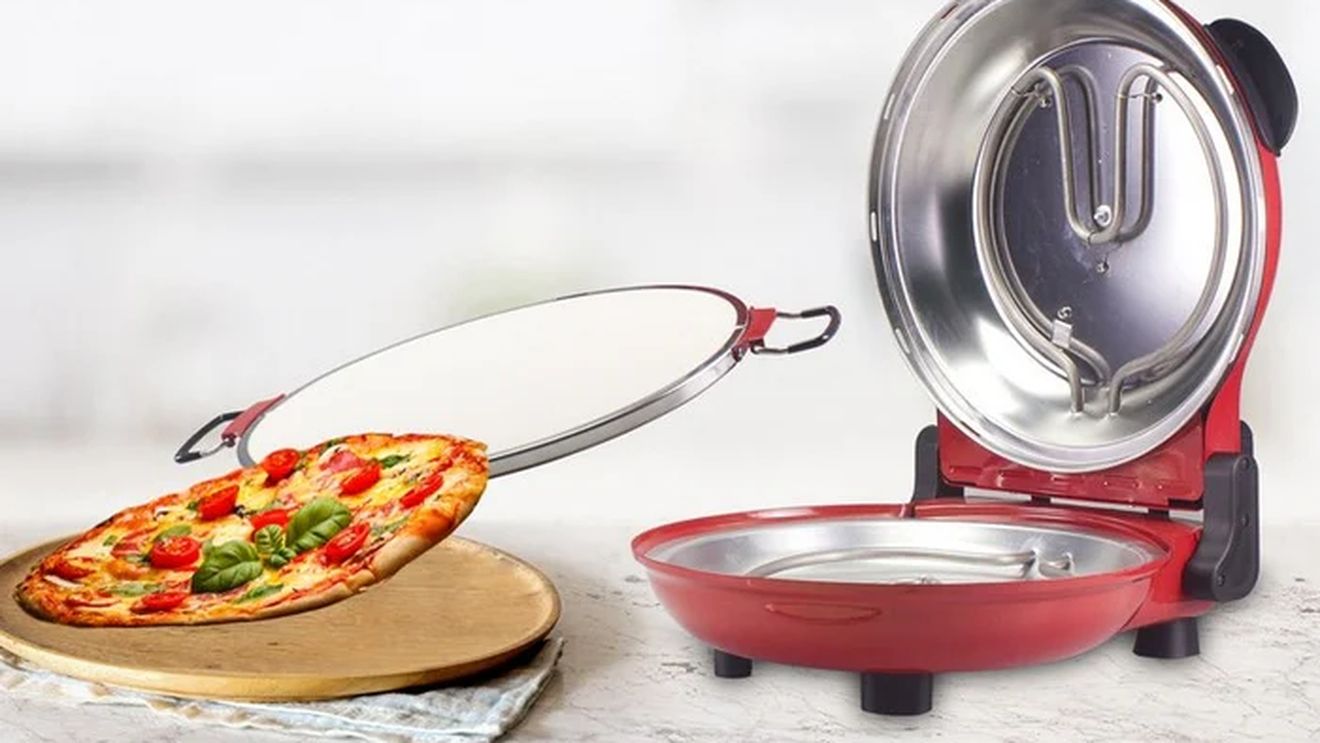 Cel mai bun cuptor de pizza când nu vrei să comanzi și preferi să o faci singur. Ajung până la o temperatură de 400 de grade și nu riști să te arzi la mâini