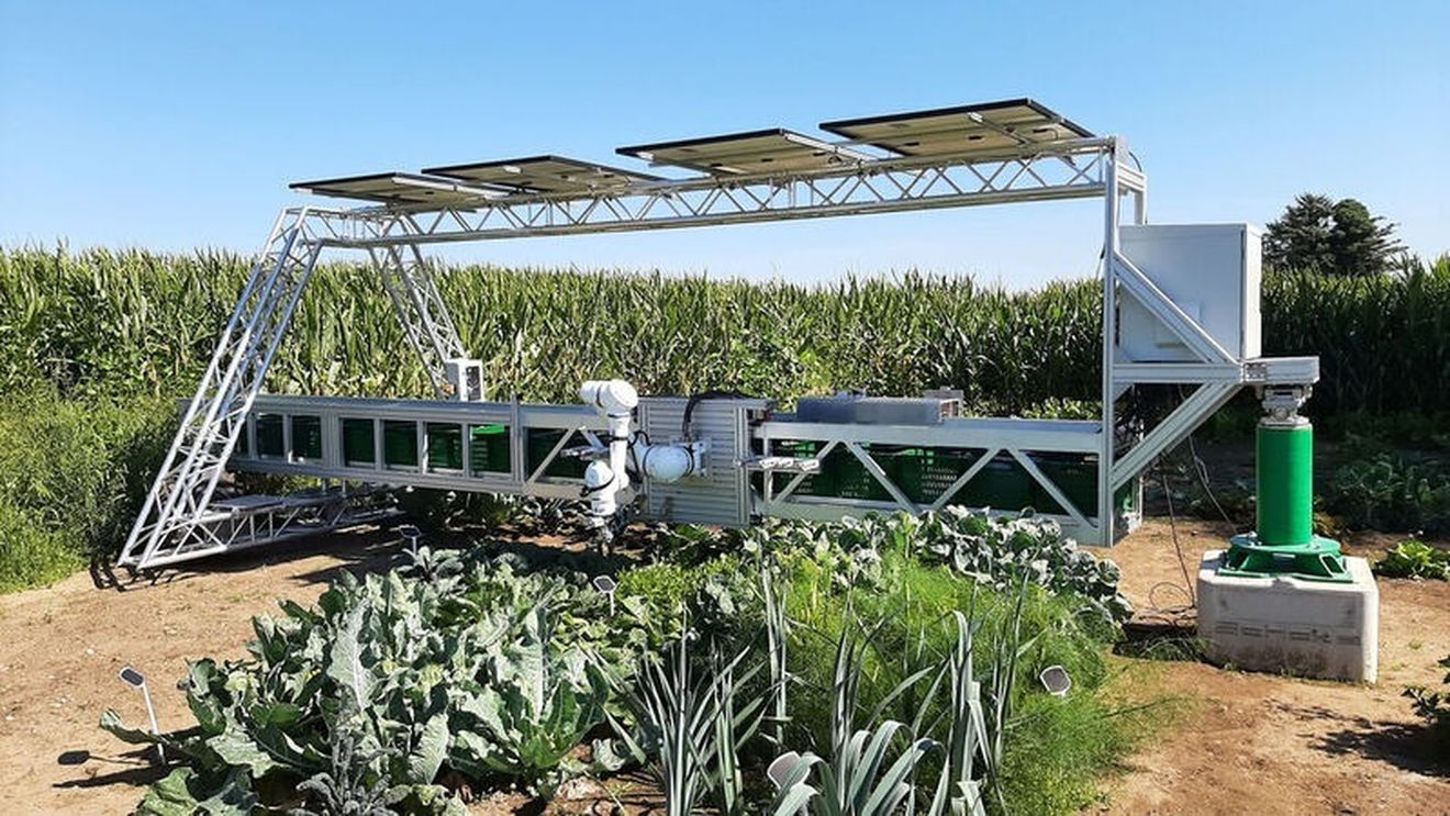 Un startup susține că a dezvoltat un robot agricol solar care poate umple zilnic 60 de lăzi de legume / „Davegi” poate ara, semăna, uda și fertiliza