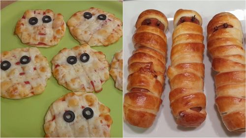 Mumii din pizza și crenvurști. This is Halloween/ O cină amuzantă pentru copii/ Rețetele Juanitei