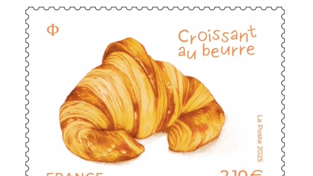 Timbru cu miros de croissant, scos la vânzare de Poșta Franceză pentru a celebra acest „simbol al gastronomiei franceze”