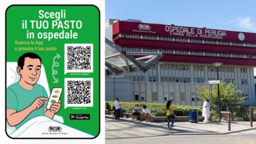 La spitalul din Perugia, în Italia, pacientii pot sa aleagă ce mănâncă prin intermediul unei aplicații pe telefon