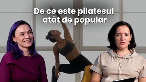 VIDEO | Pilatesul, sportul cel mai apropiat de kinetoterapie și gimnastică de recuperare / Larisa Stanciu, instructor: „Foarte multe exerciții pe care le făcusem înainte cu kinetoteterapeutul se regăseau și în pilates”