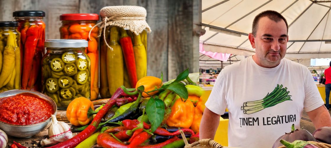Cum se conservă ardeii iuți? Lucian Dragomir, legumicultor: „Capsaicina are beneficii antiinflamatoare, protejează mucoasa gastrică și stimulează digestia”