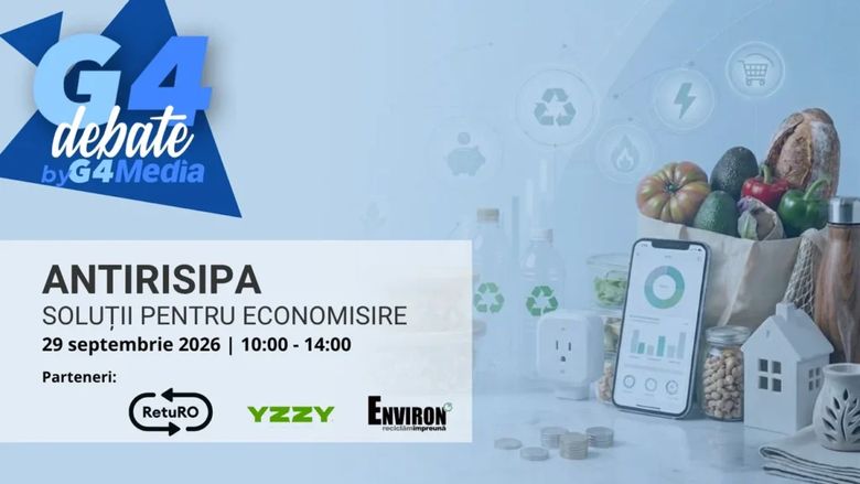 VIDEO | URMĂREȘTE LIVE dezbaterea G4Media și G4Food „Antirisipa: soluții pentru economisire”