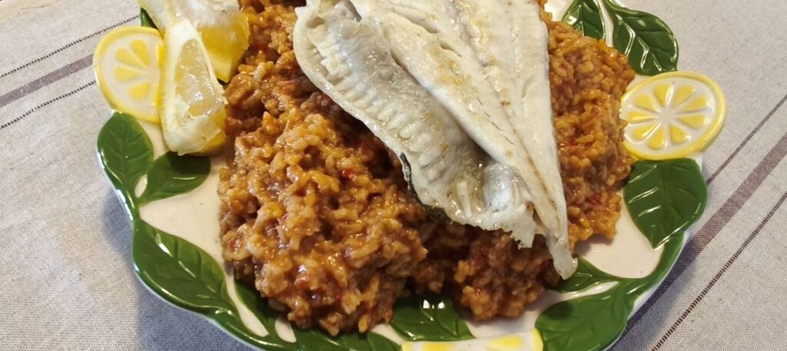 VIDEO FOTO | Orez cremos cu file de calcan. Prânz mediteraneean cu gust de pilaf românesc