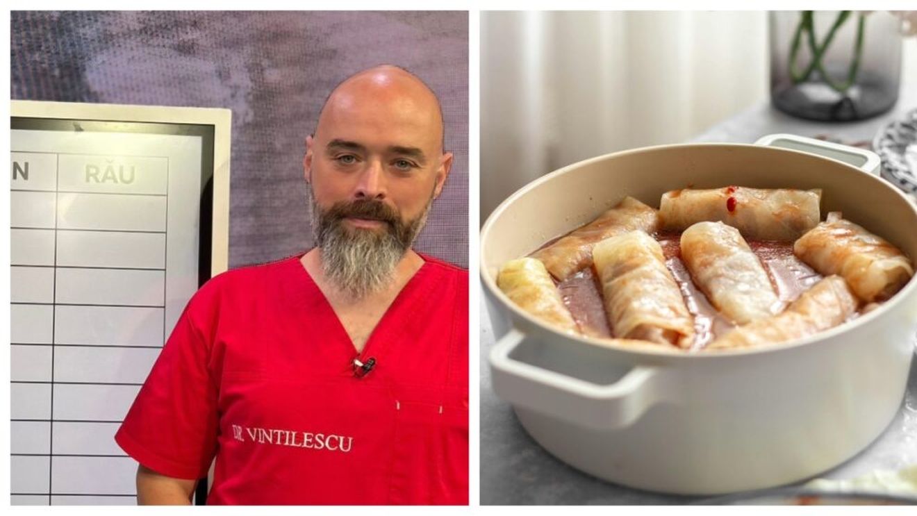 Dr. Răzvan Vintilescu explică cum să mănânci corect sarmalele pentru a evita o colică biliară / Medicul atrage atenția că temperatura preparatului este un test-cheie pentru digestie