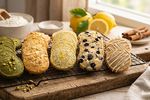 5 tipuri de biscuiți preparați din același aluat și cu umpluturi diferite/ Coci o singură dată, dar ai gustări variate