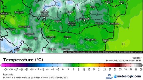 Până pe 10 aprilie, vreme bună pentru culturile agricole/ Local, vor fi episoade de instabilitate atmosferică