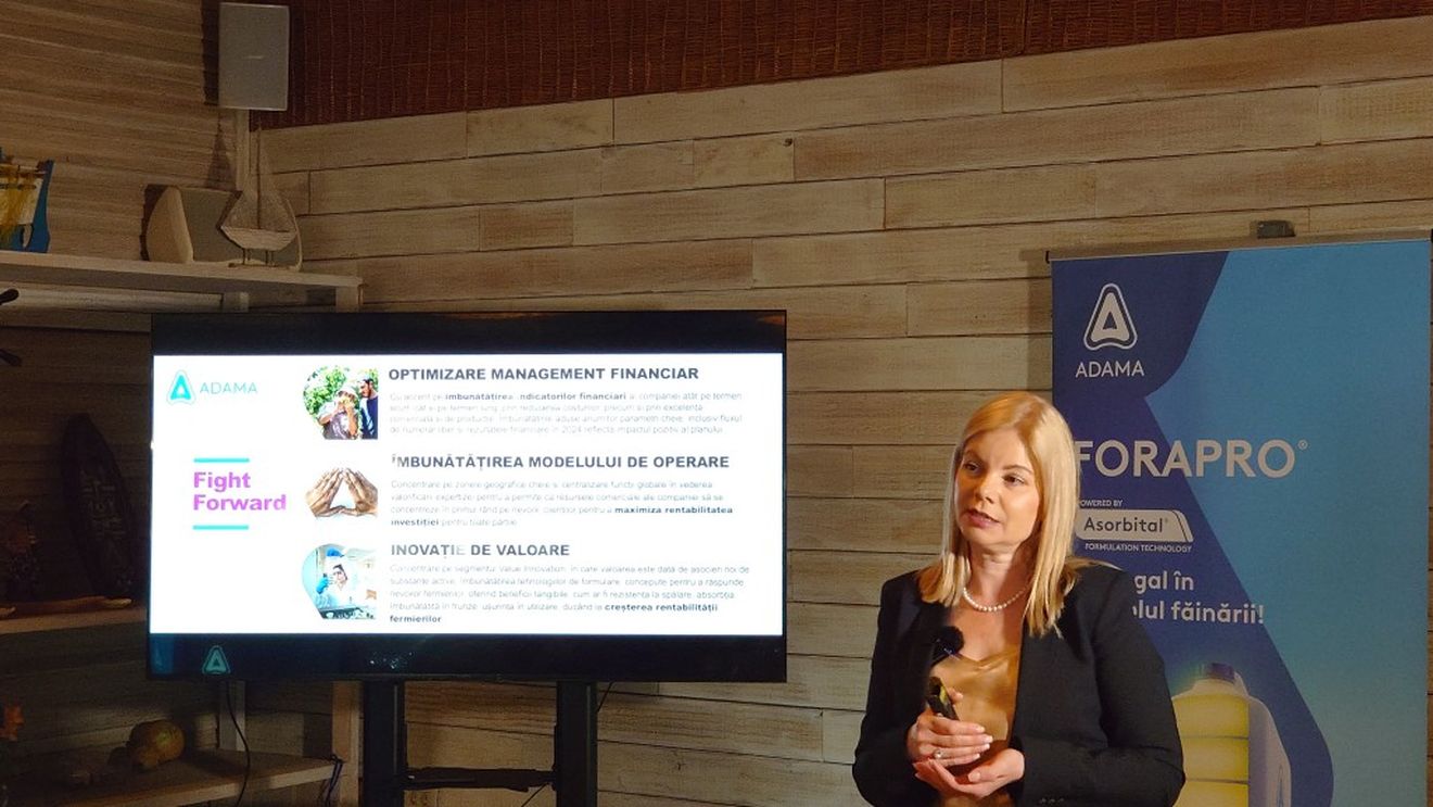 ADAMA, investiții în fungicide și biostimulatori: „Fermierii au în continuare provocări de profitabilitate în fermele lor și se uită cu atenție la o eficientizare a activității lor”