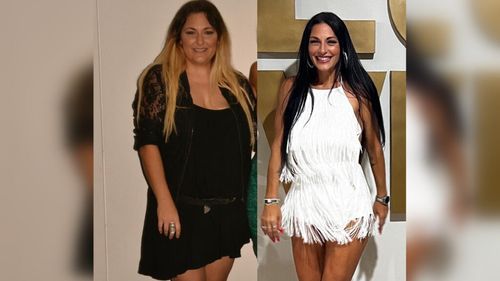 O femeie a reușit să își înjumătățească greutatea prin dietă și sport după o perioadă lungă de depresie, apoi a devenit „îmbrățișător profesionist” / Ea a scris și două cărți de bucate