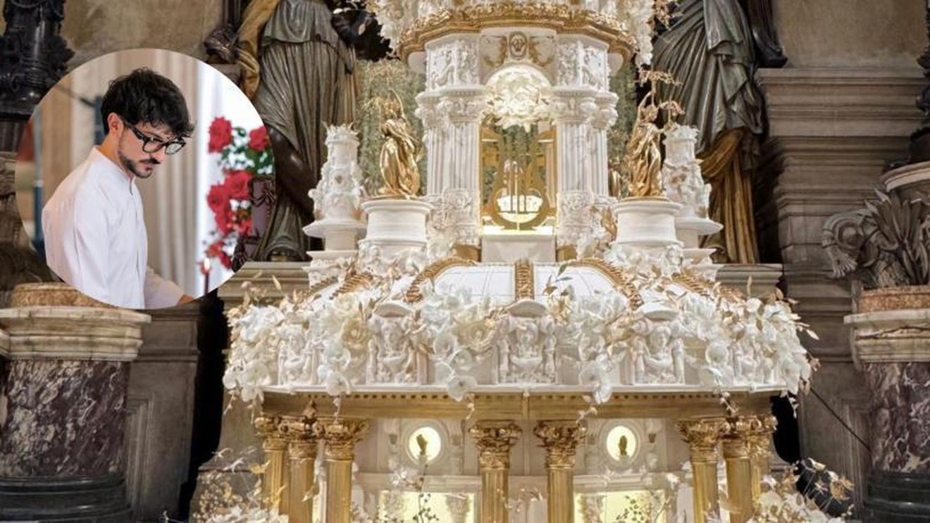 Un tort de 500 kg la Opera Garnier din Paris pentru o nuntă regală/ Cofetar: „Doar 0.1% este comestibil”