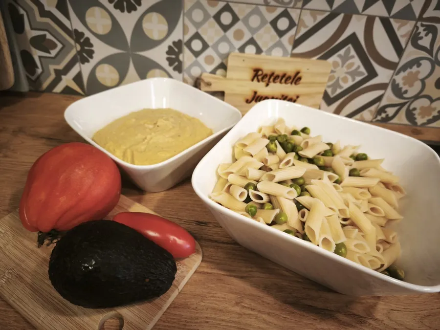 pastele se pot face doar cu legume si sos cremos 