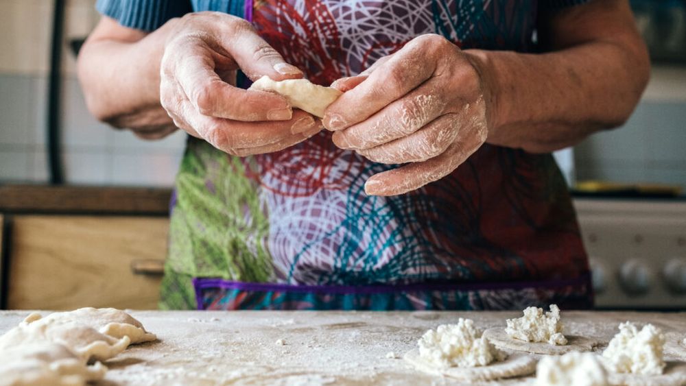 Colțunași dulci cu brânză de vaci Hochland / Rețetă tradițională moldovenească