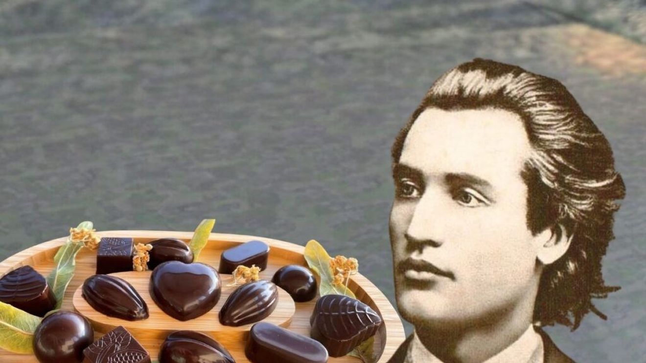 Ziua Culturii Naționale 2026 | Praline cu aromă de tei inspirate din alivencile moldovenești. Un omagiu adus lui Eminescu de Cătălin Ivanof, un chef-ciocolatier pasionat de poezie