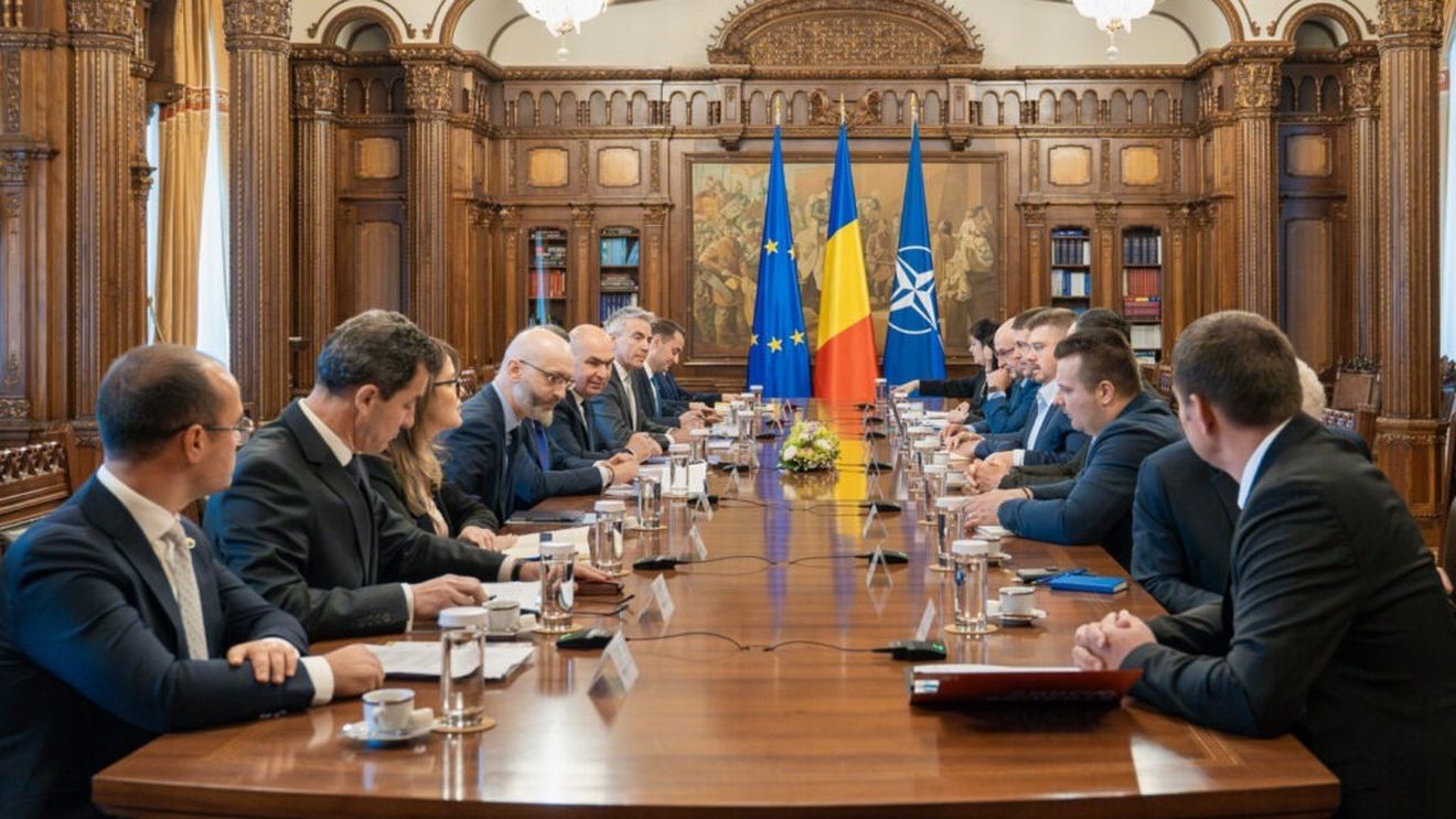 VIDEO | Președintele interimar Ilie Bolojan, discuții la Cotroceni cu reprezentanții sectorului agroalimentar despre securitatea alimentară și Politica Agricolă Comună