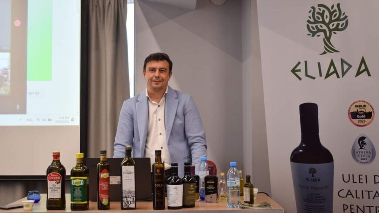 Un brand românesc de ulei de măsline câștigă noi medalii internaționale la Atena și Berlin / Cătălin Adam, fondator Eliada: „Traversăm ce s-a întâmplat cu vinurile acum 20 de ani”