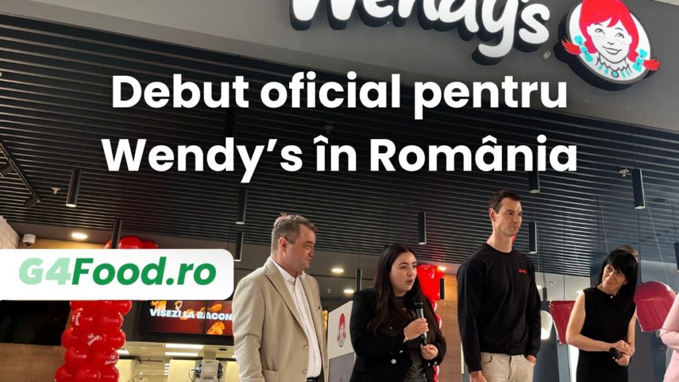 Debut oficial pentru Wendy’s în România/ Unul dintre cele mai cunoscute branduri mondiale de fast-food a deschis primul său restaurant la Mega Mall București