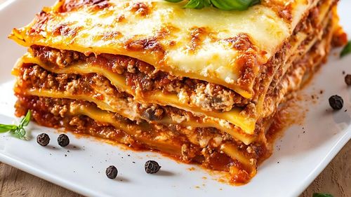 Prânzul de duminică. Lasagna cu sos ragù bolognese. Cum se face de la A la Z, rețetele și procedeul pentru sosul cu carne, sosul bechamel și clasicele foi de lasagna