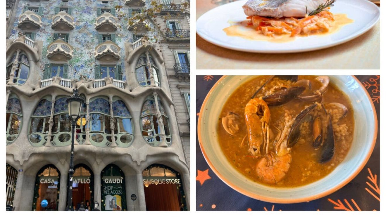 Călătorii culinare prin Barcelona: Casa Battló și ou estrellat cu txistorra, Muzeul de Artă al Cataloniei și tortilla, plaja din Badalona și aroz caldozo / Idei de „pairing” între obiectivele de neratat și gastronomia locală (FOTO)